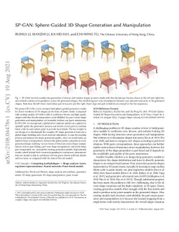 SP-GAN: Sphere-Guided 3D Shape Generation and Manipulation