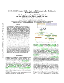 SynCoBERT: Syntax-Guided Multi-Modal Contrastive Pre-Training for Code
  Representation