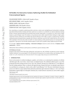 SGToolkit: An Interactive Gesture Authoring Toolkit for Embodied
  Conversational Agents