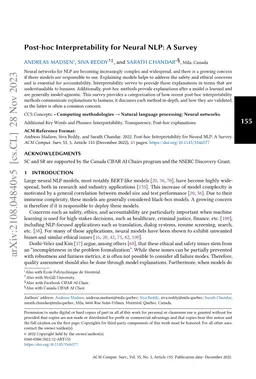 Post-hoc Interpretability for Neural NLP: A Survey