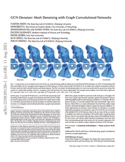 GCN-Denoiser: Mesh Denoising with Graph Convolutional Networks