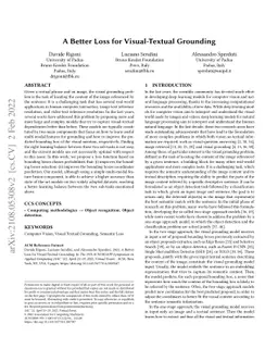 A Better Loss for Visual-Textual Grounding