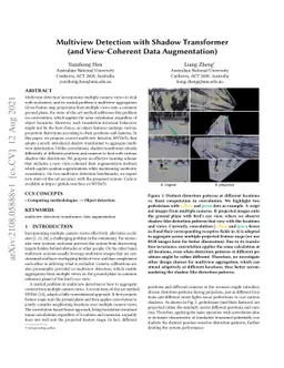 Multiview Detection with Shadow Transformer (and View-Coherent Data
  Augmentation)