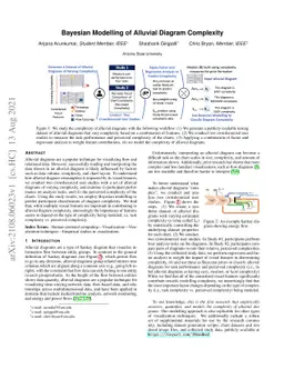 Bayesian Modelling of Alluvial Diagram Complexity