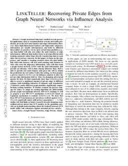 LinkTeller: Recovering Private Edges from Graph Neural Networks via
  Influence Analysis