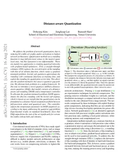 Distance-aware Quantization