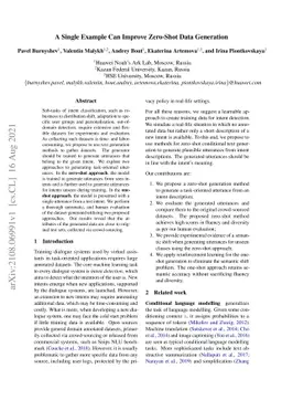 A Single Example Can Improve Zero-Shot Data Generation