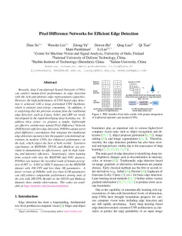 Pixel Difference Networks for Efficient Edge Detection