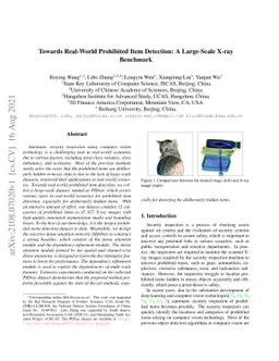 Towards Real-World Prohibited Item Detection: A Large-Scale X-ray
  Benchmark