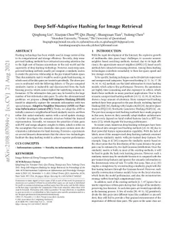 Deep Self-Adaptive Hashing for Image Retrieval