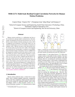 MSR-GCN: Multi-Scale Residual Graph Convolution Networks for Human
  Motion Prediction