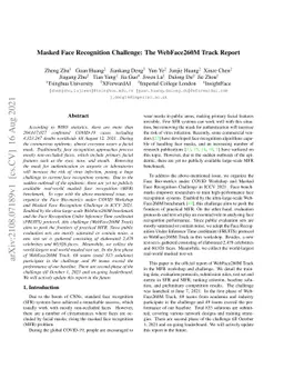 Masked Face Recognition Challenge: The WebFace260M Track Report