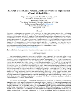 CaraNet: Context Axial Reverse Attention Network for Segmentation of
  Small Medical Objects