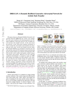 DRB-GAN: A Dynamic ResBlock Generative Adversarial Network for Artistic
  Style Transfer