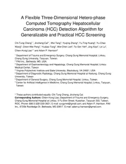 A Flexible Three-Dimensional Hetero-phase Computed Tomography
  Hepatocellular Carcinoma (HCC) Detection Algorithm for Generalizable and
  Practical HCC Screening