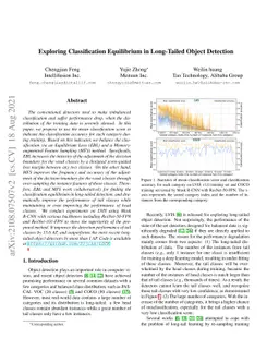 Exploring Classification Equilibrium in Long-Tailed Object Detection