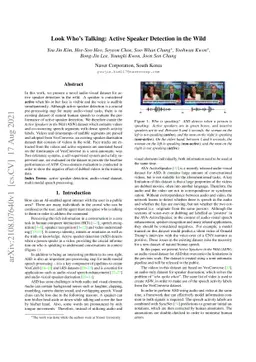 Look Who's Talking: Active Speaker Detection in the Wild