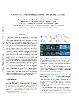 Group-aware Contrastive Regression for Action Quality Assessment