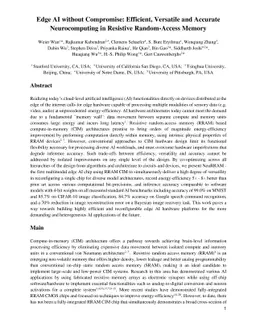 Edge AI without Compromise: Efficient, Versatile and Accurate
  Neurocomputing in Resistive Random-Access Memory