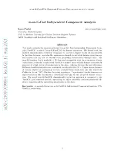 M-ar-K-Fast Independent Component Analysis