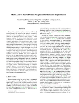 Multi-Anchor Active Domain Adaptation for Semantic Segmentation