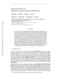 Unbiased IoU for Spherical Image Object Detection