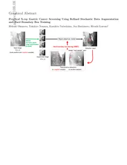 Practical X-ray Gastric Cancer Diagnostic Support Using Refined Stochastic Data Augmentation and Hard Boundary Box Training