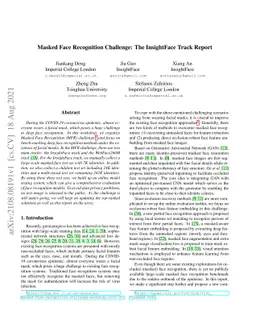 Masked Face Recognition Challenge: The InsightFace Track Report