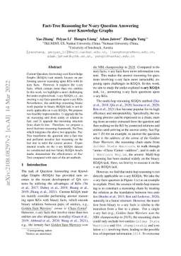 Fact-Tree Reasoning for N-ary Question Answering over Knowledge Graphs