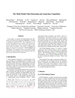 The Multi-Modal Video Reasoning and Analyzing Competition