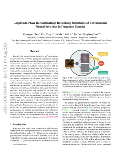 Amplitude-Phase Recombination: Rethinking Robustness of Convolutional
  Neural Networks in Frequency Domain