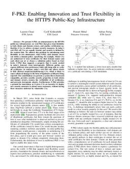 F-PKI: Enabling Innovation and Trust Flexibility in the HTTPS Public-Key
  Infrastructure