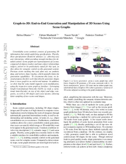 Graph-to-3D: End-to-End Generation and Manipulation of 3D Scenes Using
  Scene Graphs