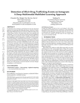 Detection of Illicit Drug Trafficking Events on Instagram: A Deep
  Multimodal Multilabel Learning Approach