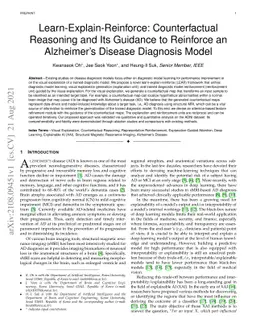 Learn-Explain-Reinforce: Counterfactual Reasoning and Its Guidance to
  Reinforce an Alzheimer's Disease Diagnosis Model