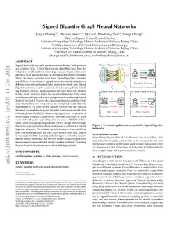 Signed Bipartite Graph Neural Networks