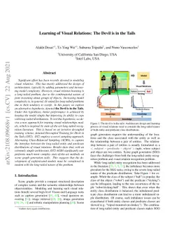 Learning of Visual Relations: The Devil is in the Tails