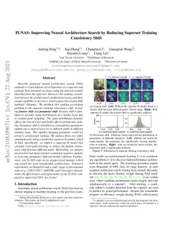 Pi-NAS: Improving Neural Architecture Search by Reducing Supernet
  Training Consistency Shift