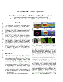 Self-Regulation for Semantic Segmentation