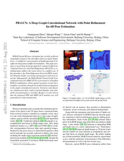 PR-GCN: A Deep Graph Convolutional Network with Point Refinement for 6D
  Pose Estimation