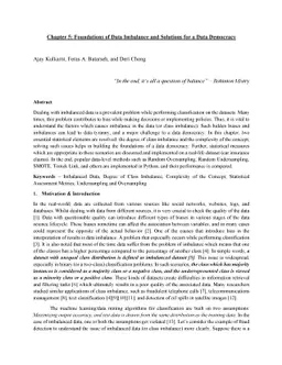 Foundations of data imbalance and solutions for a data democracy