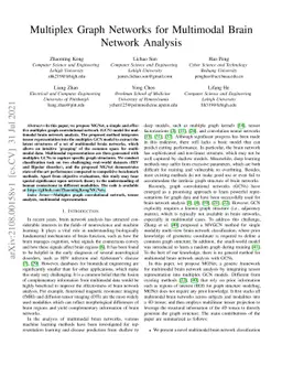 Multiplex Graph Networks for Multimodal Brain Network Analysis