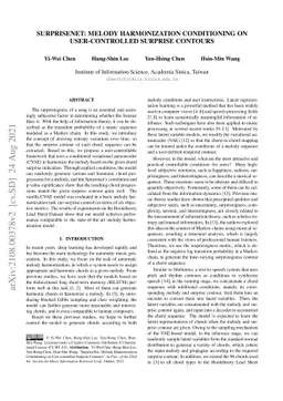 SurpriseNet: Melody Harmonization Conditioning on User-controlled
  Surprise Contours