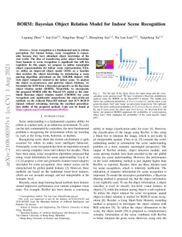 BORM: Bayesian Object Relation Model for Indoor Scene Recognition