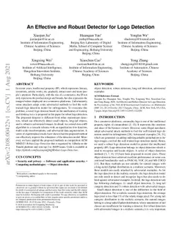 An Effective and Robust Detector for Logo Detection
