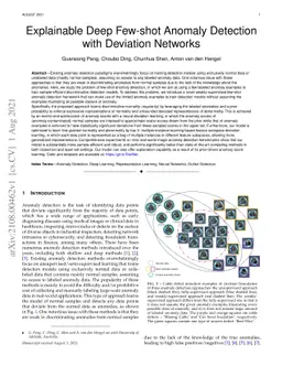 Explainable Deep Few-shot Anomaly Detection with Deviation Networks