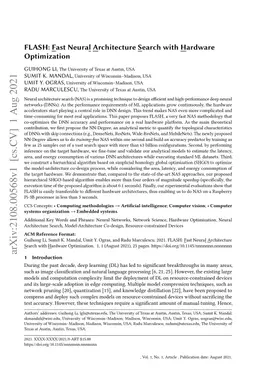 FLASH: Fast Neural Architecture Search with Hardware Optimization