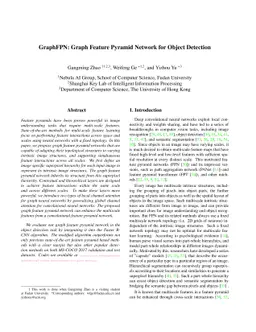 GraphFPN: Graph Feature Pyramid Network for Object Detection