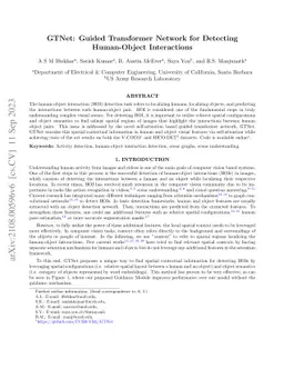 GTNet:Guided Transformer Network for Detecting Human-Object Interactions