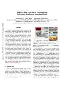 RINDNet: Edge Detection for Discontinuity in Reflectance, Illumination,
  Normal and Depth